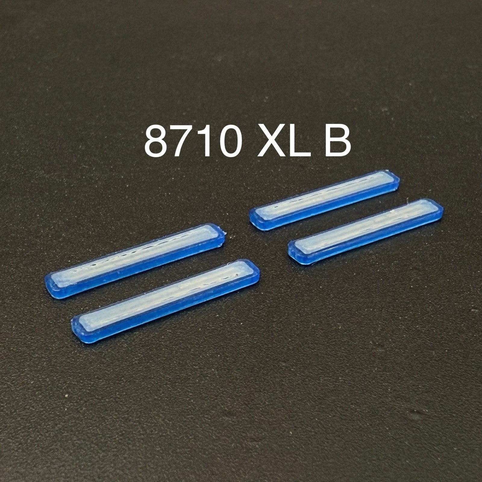 4 Pack 1/87 HO Scale Whelen Edge Long Blue Lightbar Fire Truck Ladder 87100