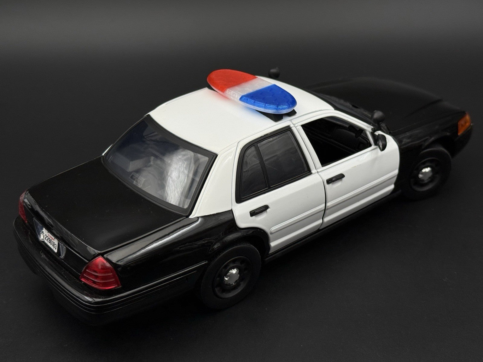 1/18 Federal Arjent Lightbar For WCC / Motormax PCB Blue Clear Red Police9