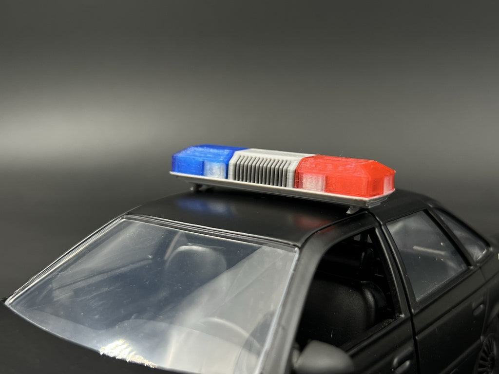 1/24 1/25 Blue Red Smith Wesson 8780 8880 8980 Lightbar Police Sheriff Fire7