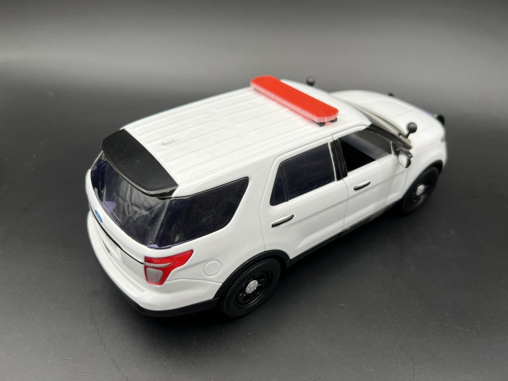 1/18 LED Ready Code 3 2700 Red Lightbar Fire Police Highway Patrol Sheriff EMS11