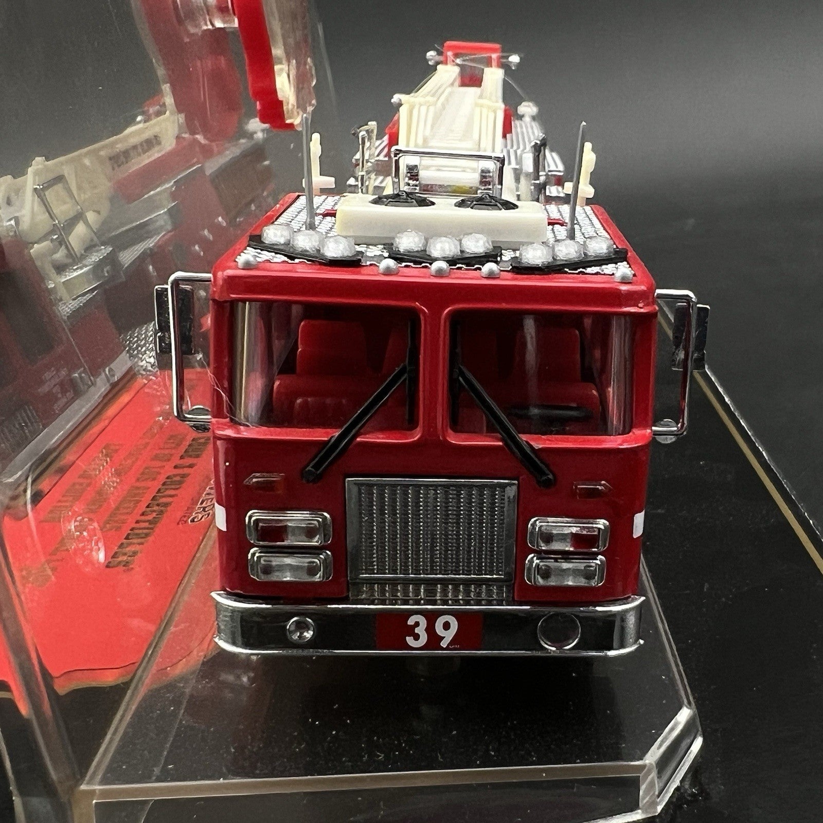 3 Pack 1/64 Clear Split Vision SLR Lightbar Fire Truck Ladder Code 3 Kitbash6
