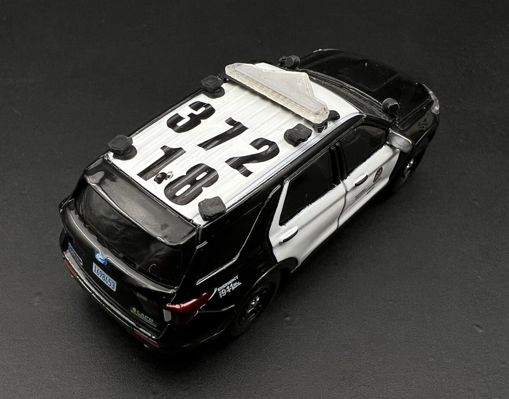 4-Pack 1/64 Scale Model ALPR License Plate Reader Police Car SUV 6422 3