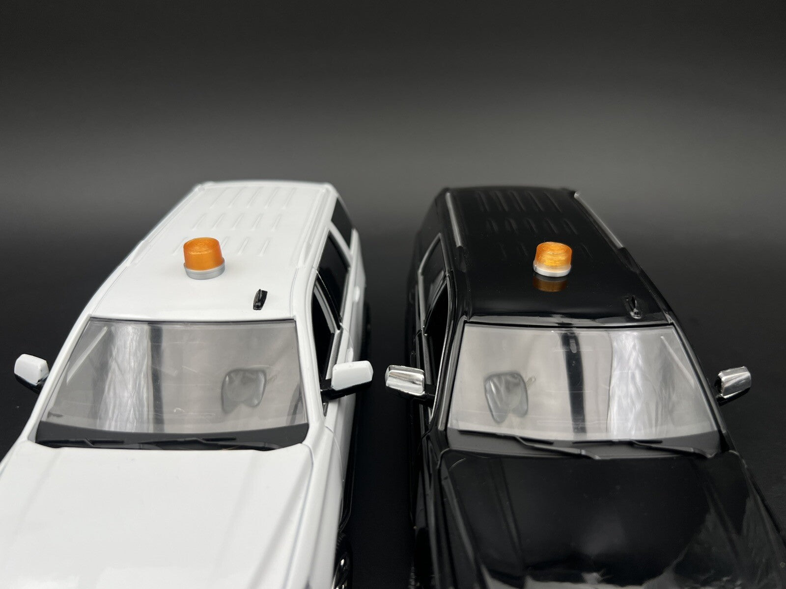2 Pack 1/24 25 27 LED Ready Amber Beacon Lightbar Security Tow Work Truck3