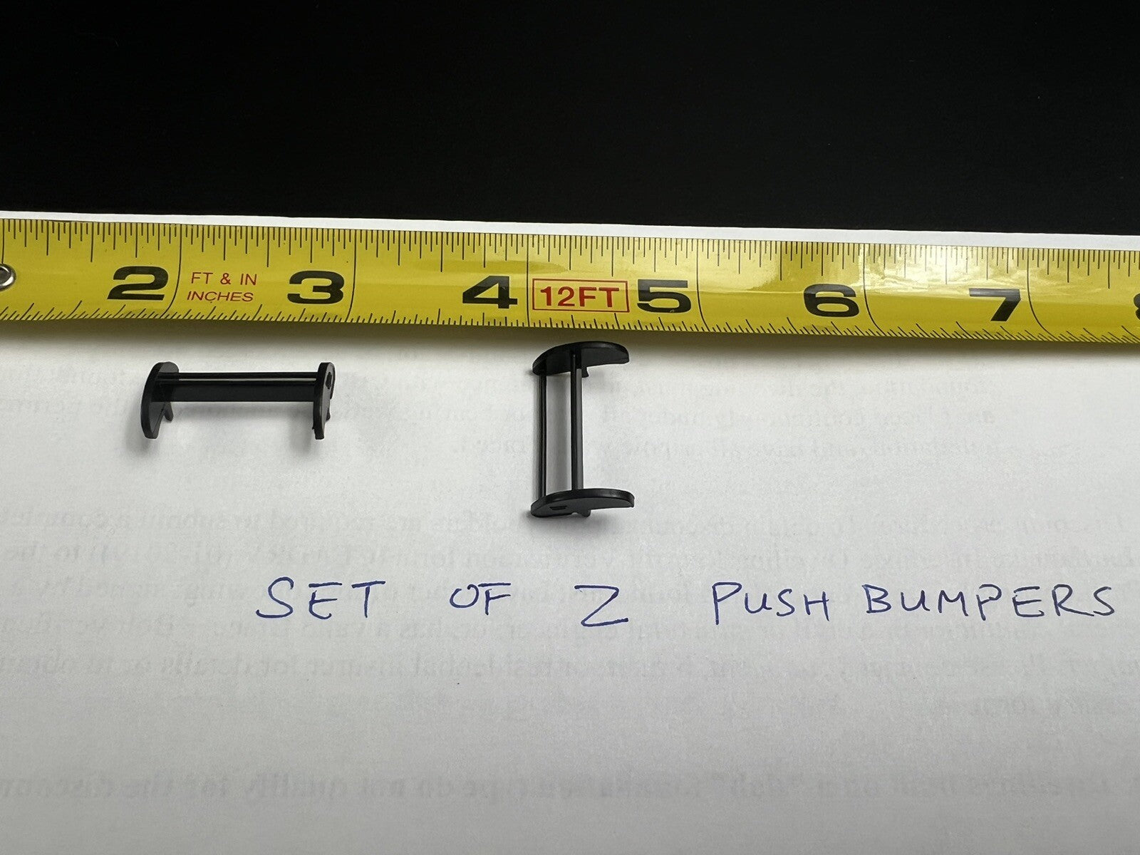 Set Of 2 Push Bumper Pushbar 1/43 O Scale Police Sheriff Fire First Response1