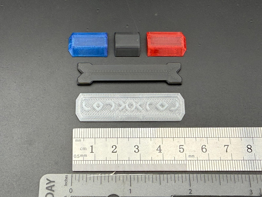 1/24 25 Scale Model Blue Red Black Code 3 Excalibur Lightbar Police 2415BRBLACK1