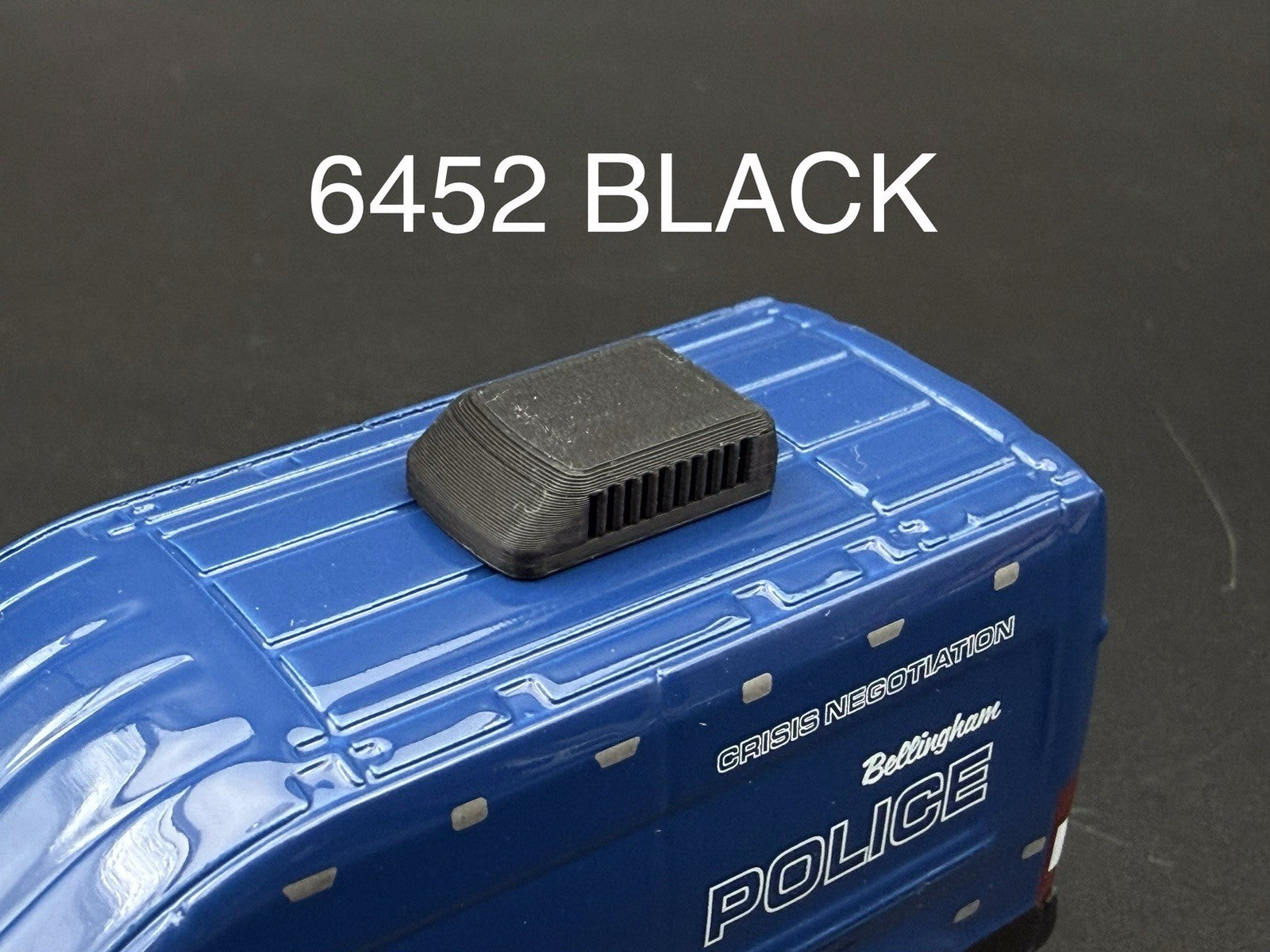 1/64 Scale Model AC Unit RV Roof Fire Truck Command Post 6452 Black0