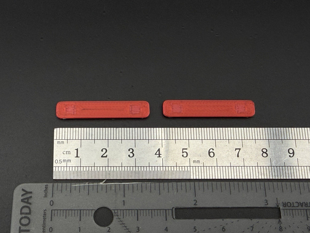 2 Pack 1/50 Scale Red Long Whelen Truck Lightbar TWH WSI First Gear Fire 5001XLR1
