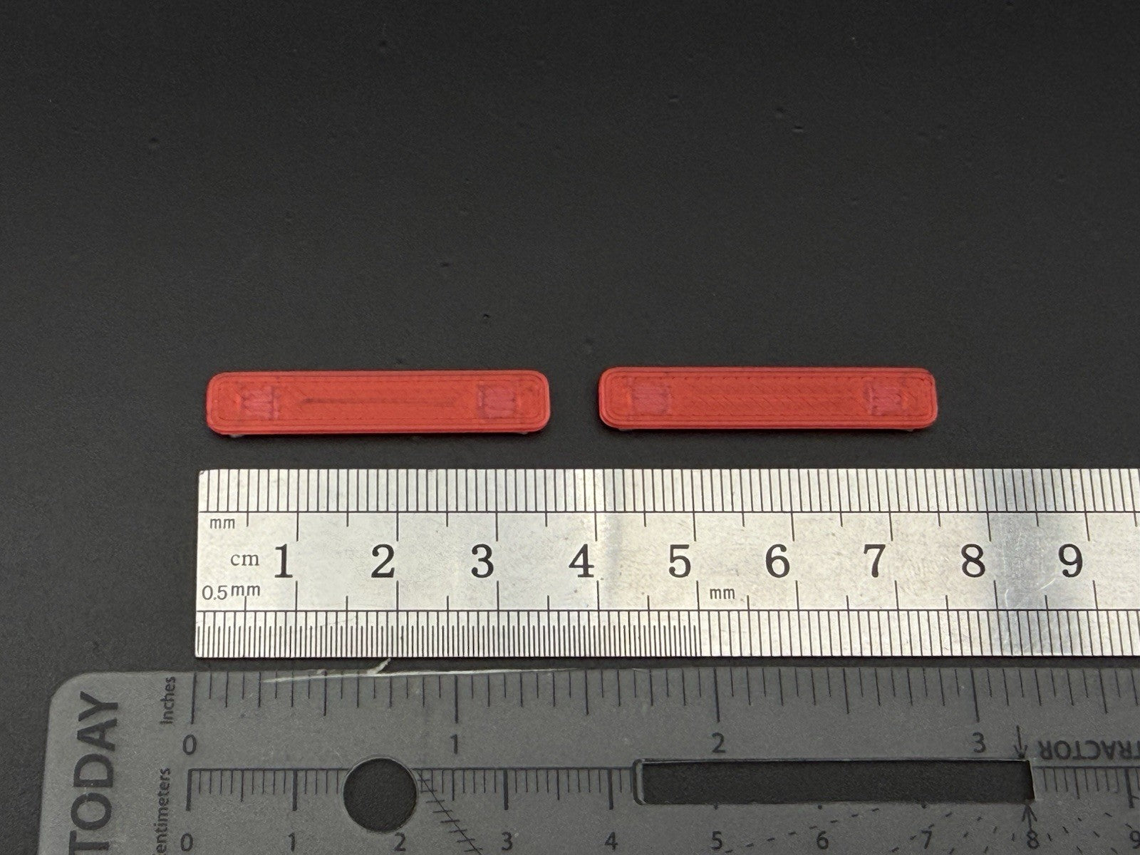 2 Pack 1/50 Scale Red Long Whelen Truck Lightbar TWH WSI First Gear Fire 5001XLR1