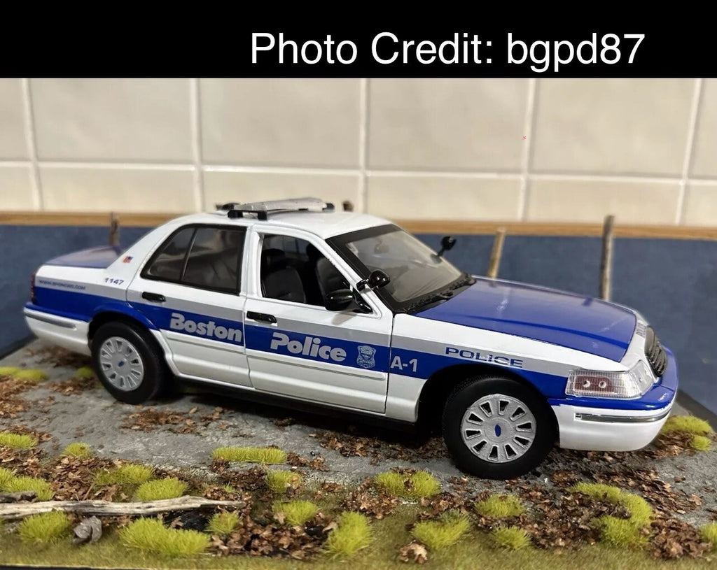 1/18 LED Ready Federal Signal Valor Lightbar Police Sheriff Motormax Sedan SUV3