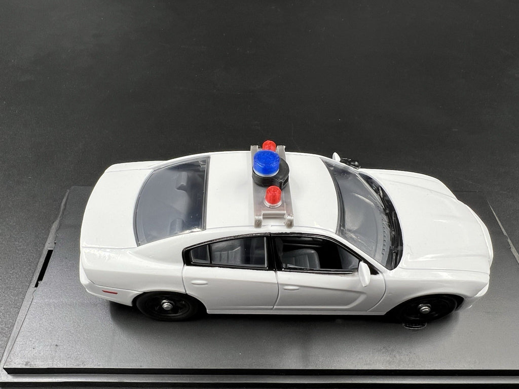 1/43 Vintage Red Beacon Blue Beacon With Siren Speaker Lightbar Police9