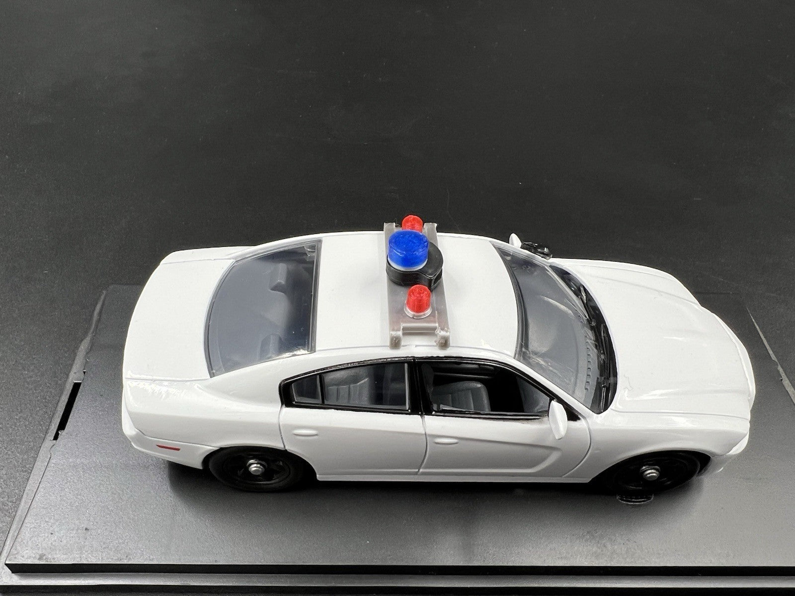 1/43 Vintage Red Beacon Blue Beacon With Siren Speaker Lightbar Police9