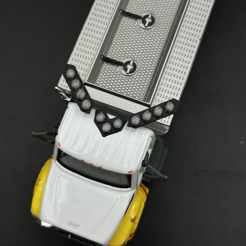 3 Pack 1/64 Clear Split Vision SLR Lightbar Fire Truck Ladder Code 3 Kitbash15
