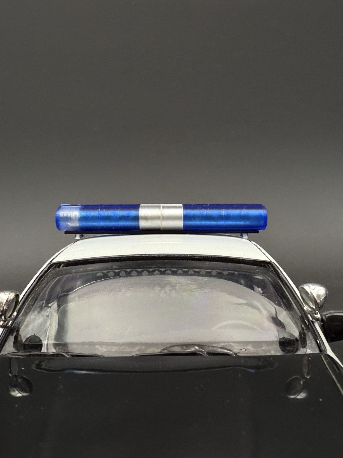 1/24 1/25 Blue Clear Chrome Federal Signal Aerodynic Lightbar Police Hawaii 24162
