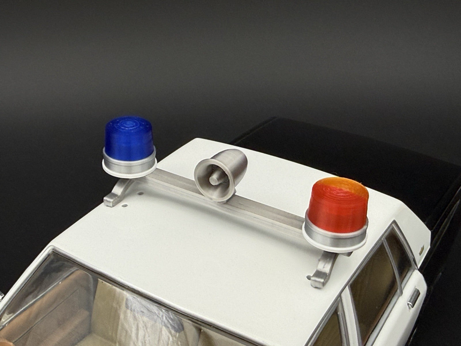 1/18 California 184 Visibar CT-1 Blue Red Amber Beacon Speaker Lightbar 1850SCA14