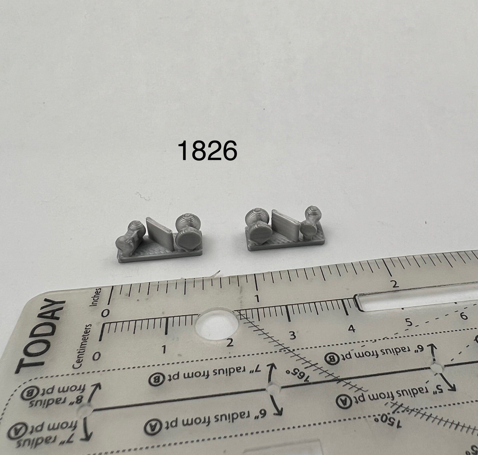 Chrome Rotator Lens Insert For 1/18 Greenlight AeroDynic Police Lightbar Caprice0