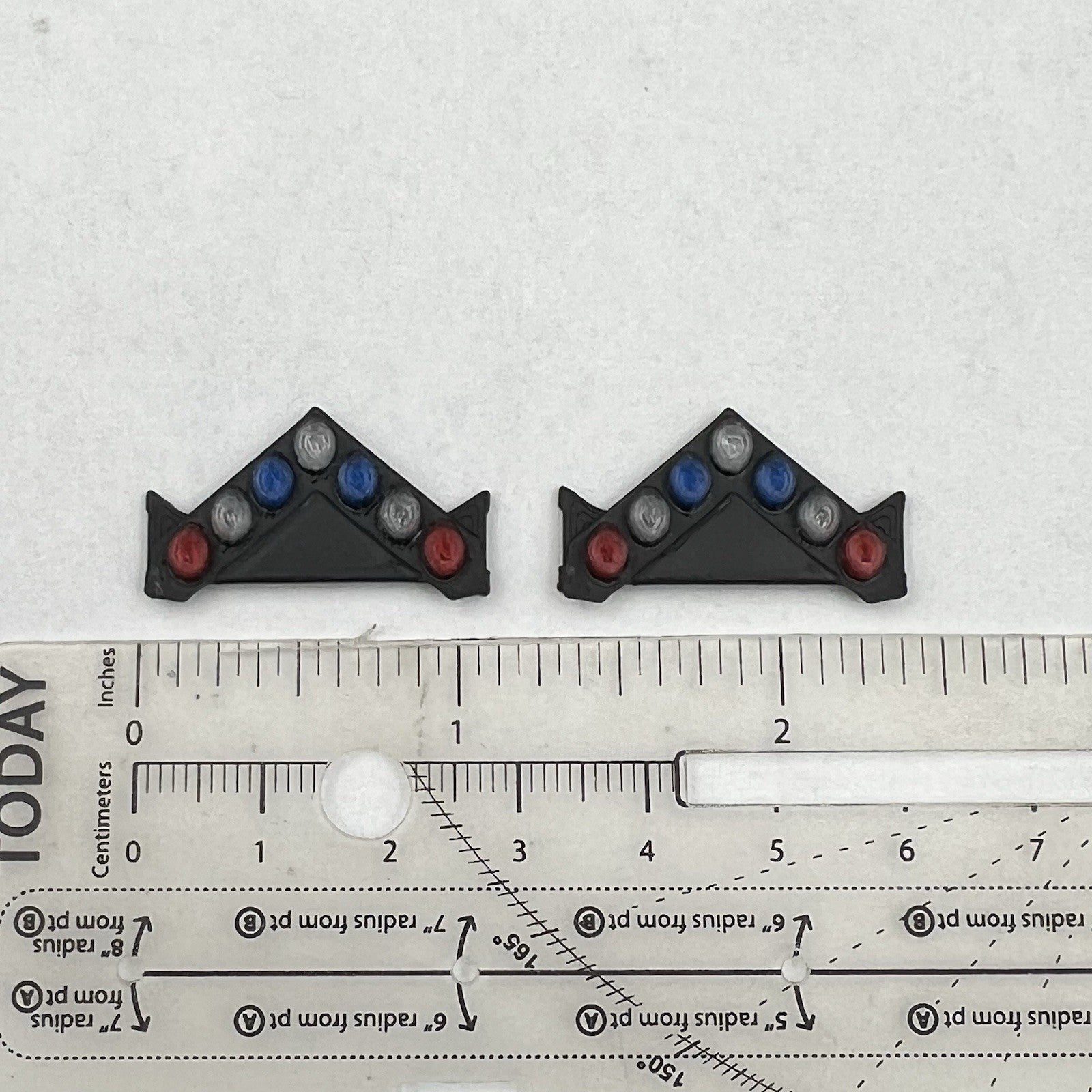 2 Pack 1/43 LVMPD Red Blue Federal Signal Vision SLR Lightbar Las Vegas Police9