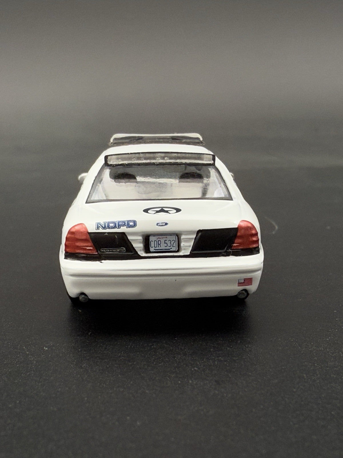 1/64 Front & Back Whelen Fast Trax Lightbars Police Greenlight Crown Victoria8