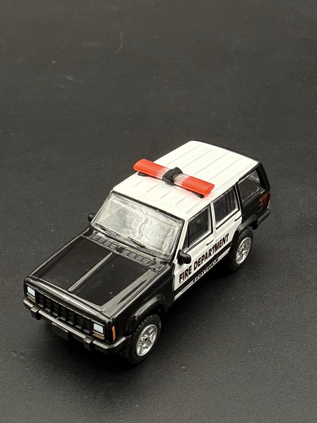 2-Pack 1/64 Scale Model Jetstream Jetsonic Red Lightbar Police Fire 6424R13