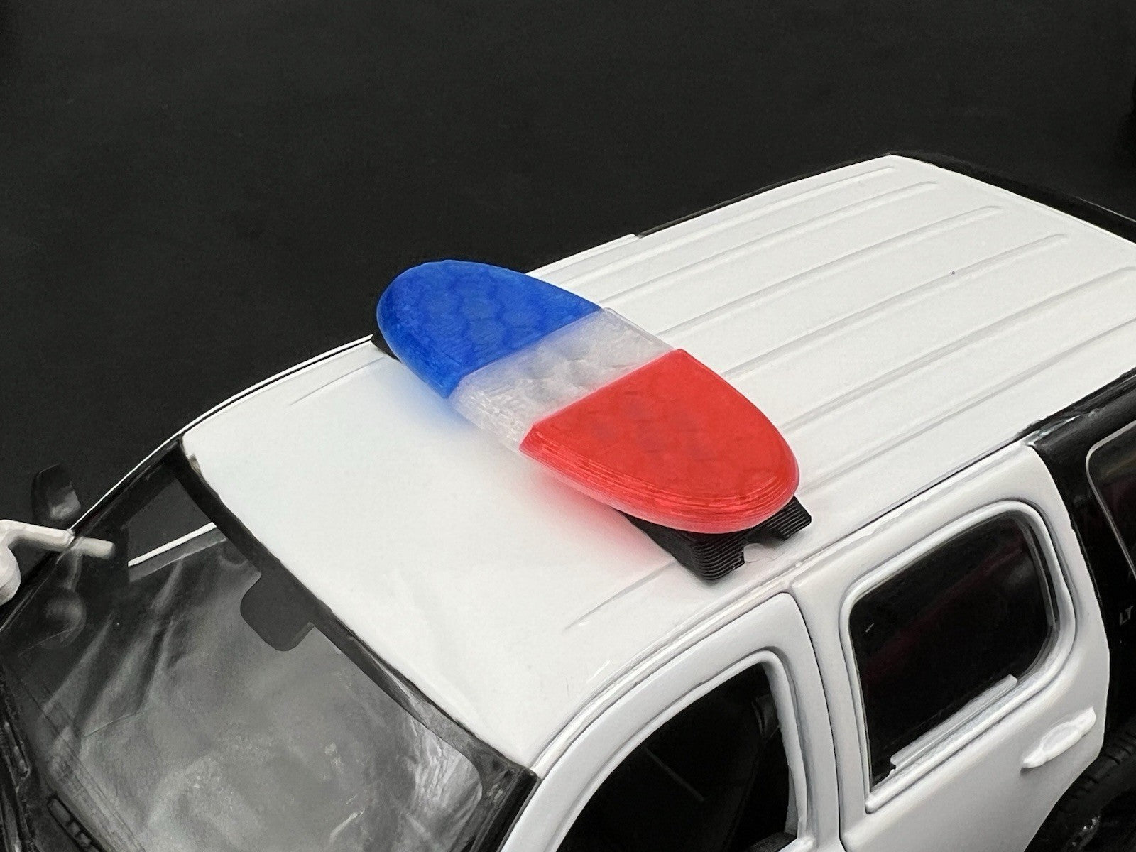 1/24 25 LED Ready Blue Red Federal Signal Arjent Lightbar Police Sheriff SUV13
