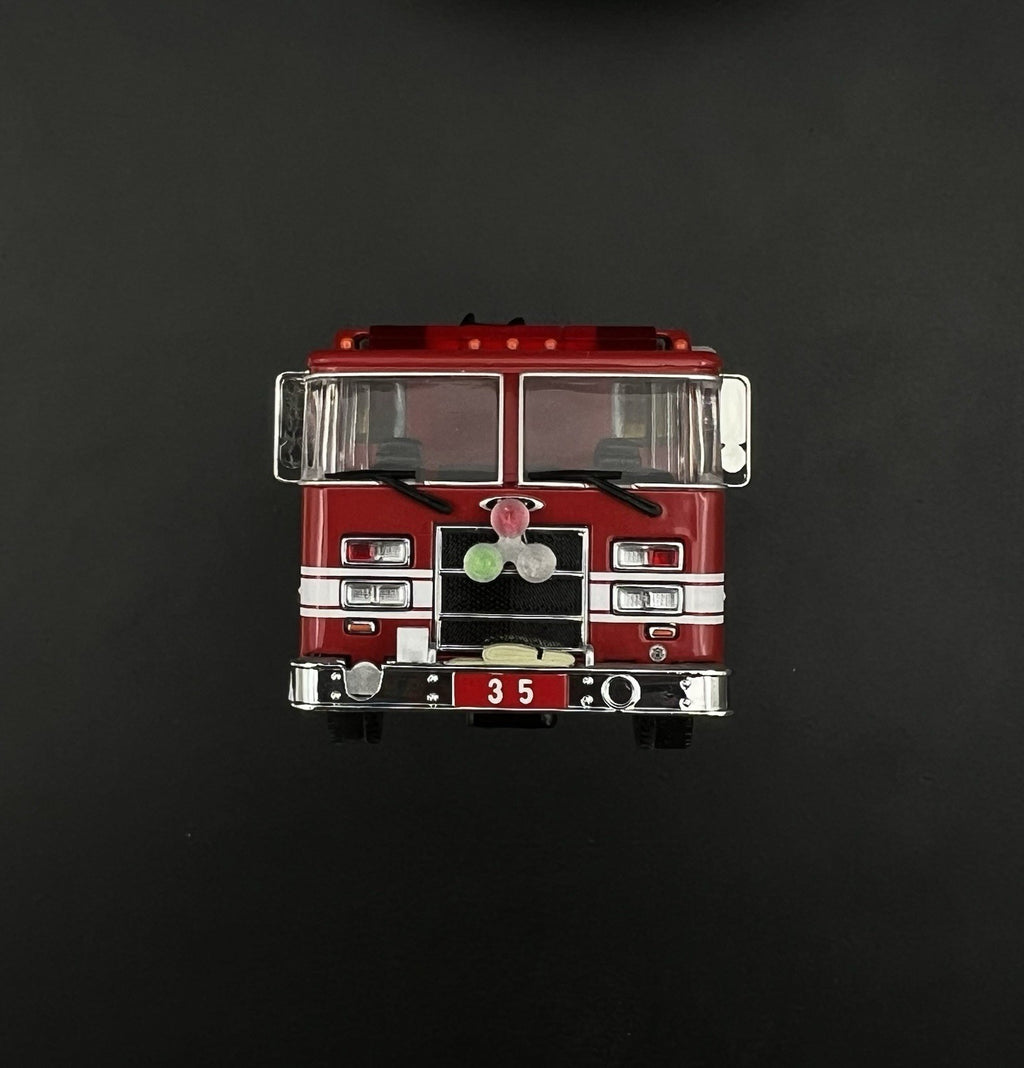 2 Pack 1/50 Roto Ray Green Clear Red Code 3 Fire Truck Chicago Illinois 5020GCR7
