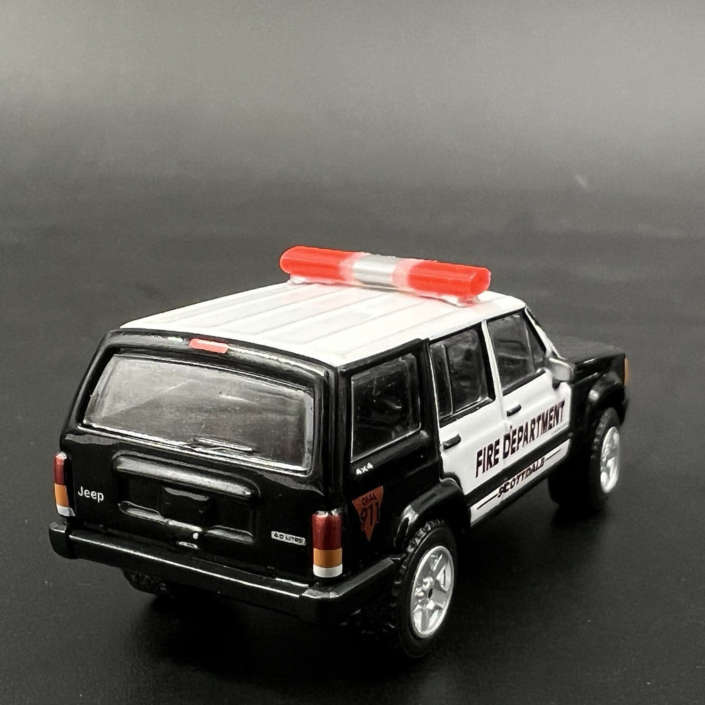 4 Pack 1/87 Red Chrome Cannonball Run Ambulance Aerodynic Lightbar Police Fire6