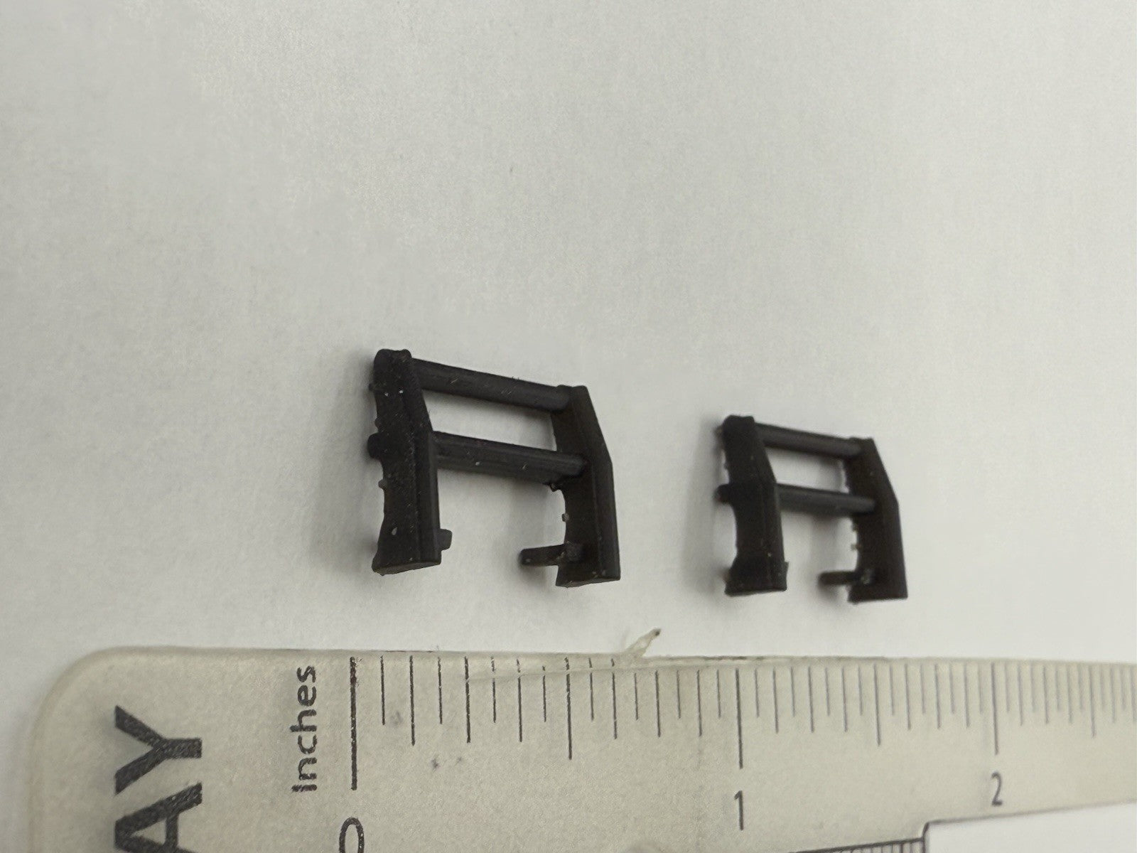 2 PACK 1/64 1990s Push Bumper Pushbar Universal Sedan Crown Vic Police Fire14