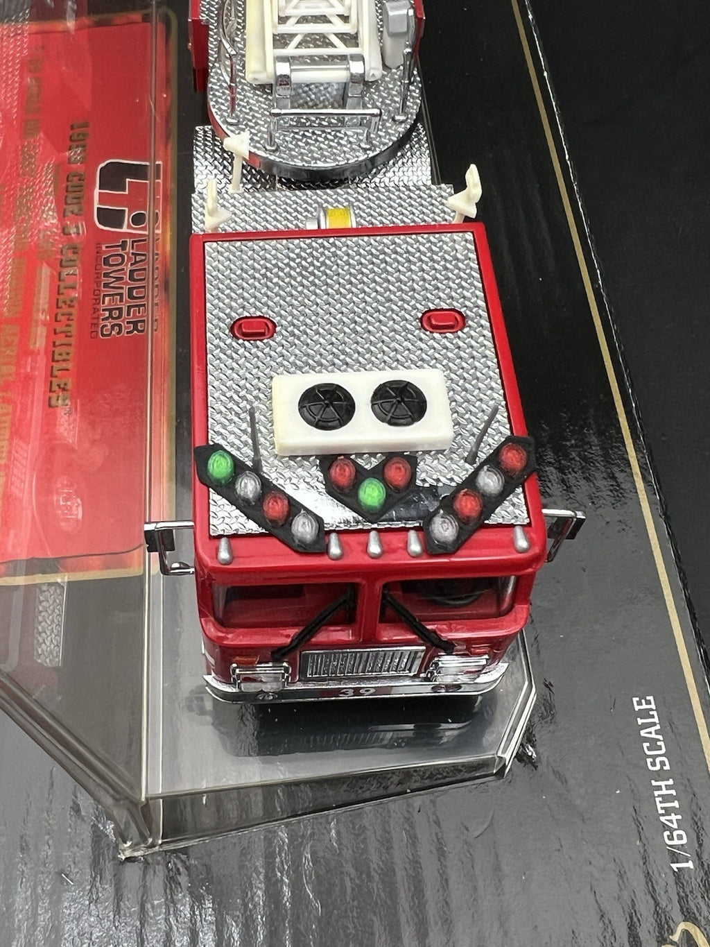 3 Pack 1/64 Chicago Fire CFD Green Red Split Vision SLR Lightbar Truck Code 35