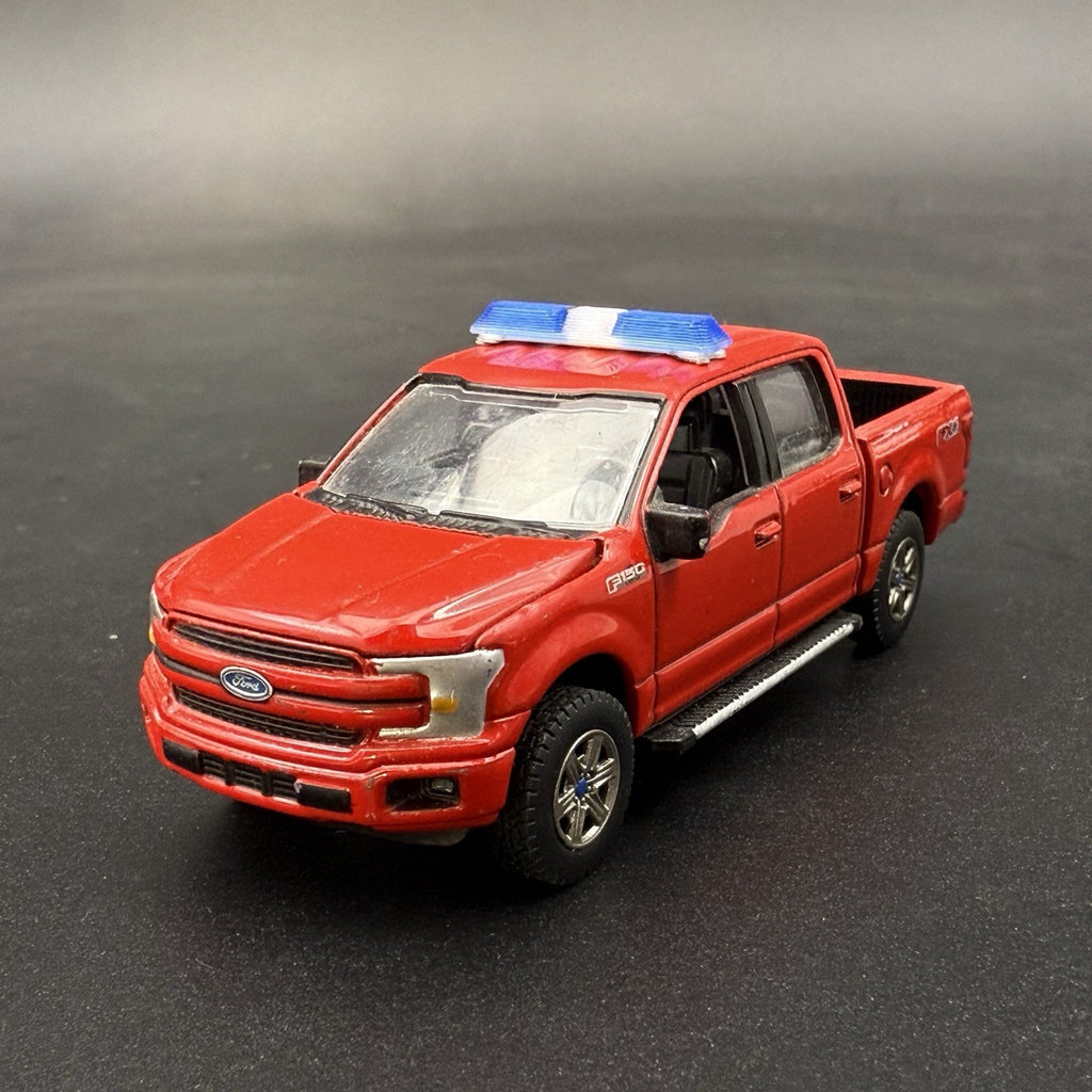 2 Pack 1/64 Code 3 LP6000 Clear + Blue Lightbar Greenlight Police Fire SUV11