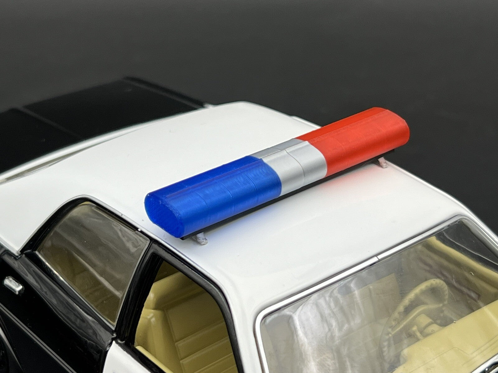 1/18 LED Ready AeroDynic Lightbar Dukes Of Hazzard Sheriff Blue Red Police CHP3