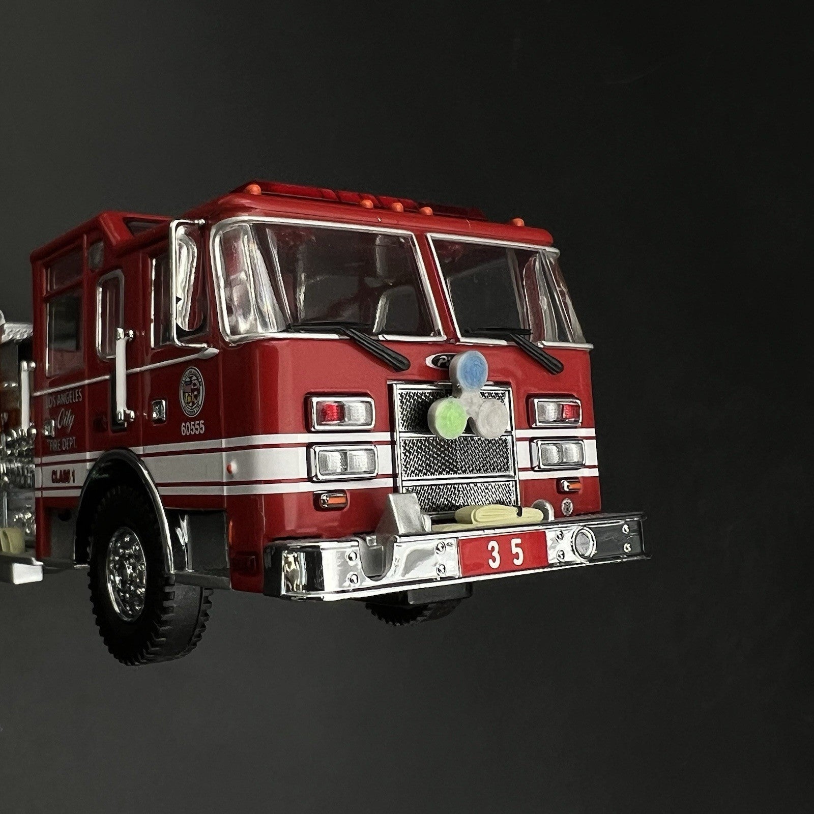 2 Pack 1/64 Roto Ray Green Clear Blue Code 3 Fire Truck Engine Chicago Illinois4