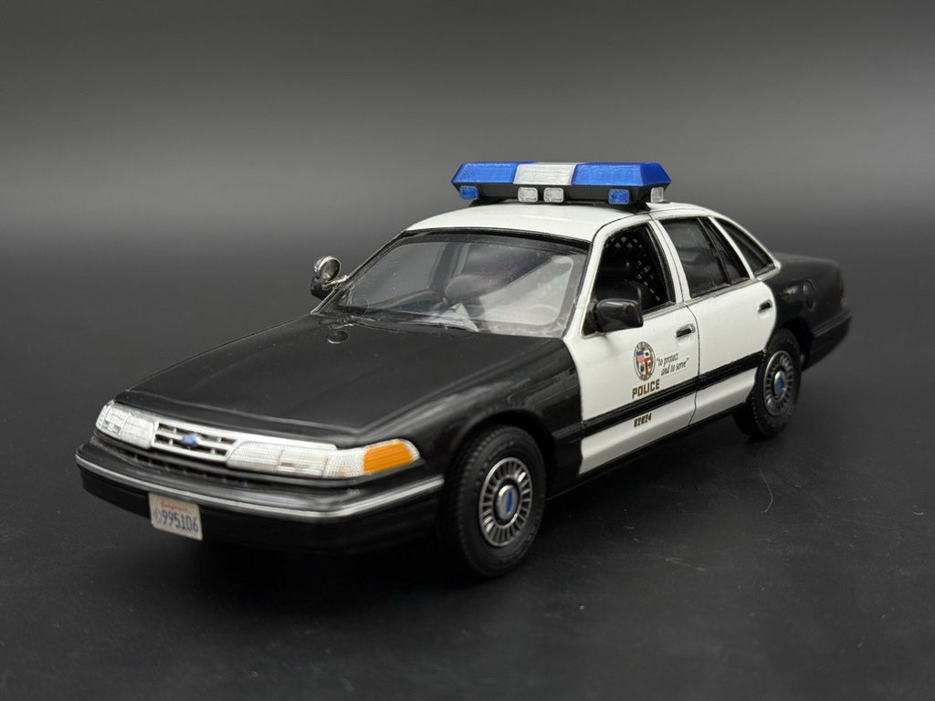 1/24 25 Scale Blue Clear Streethawk Lightbar Police 24643