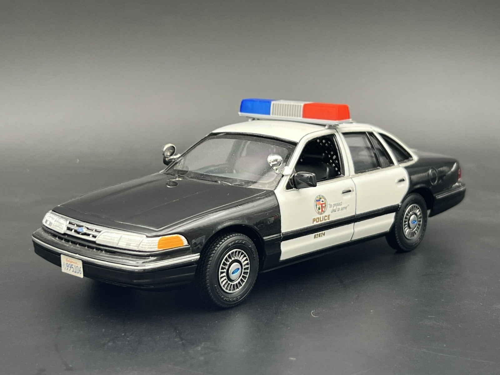 1/24 25 Blue Red Federal Signal Twinsonic Lightbar Police Sheriff Highway Patrol6