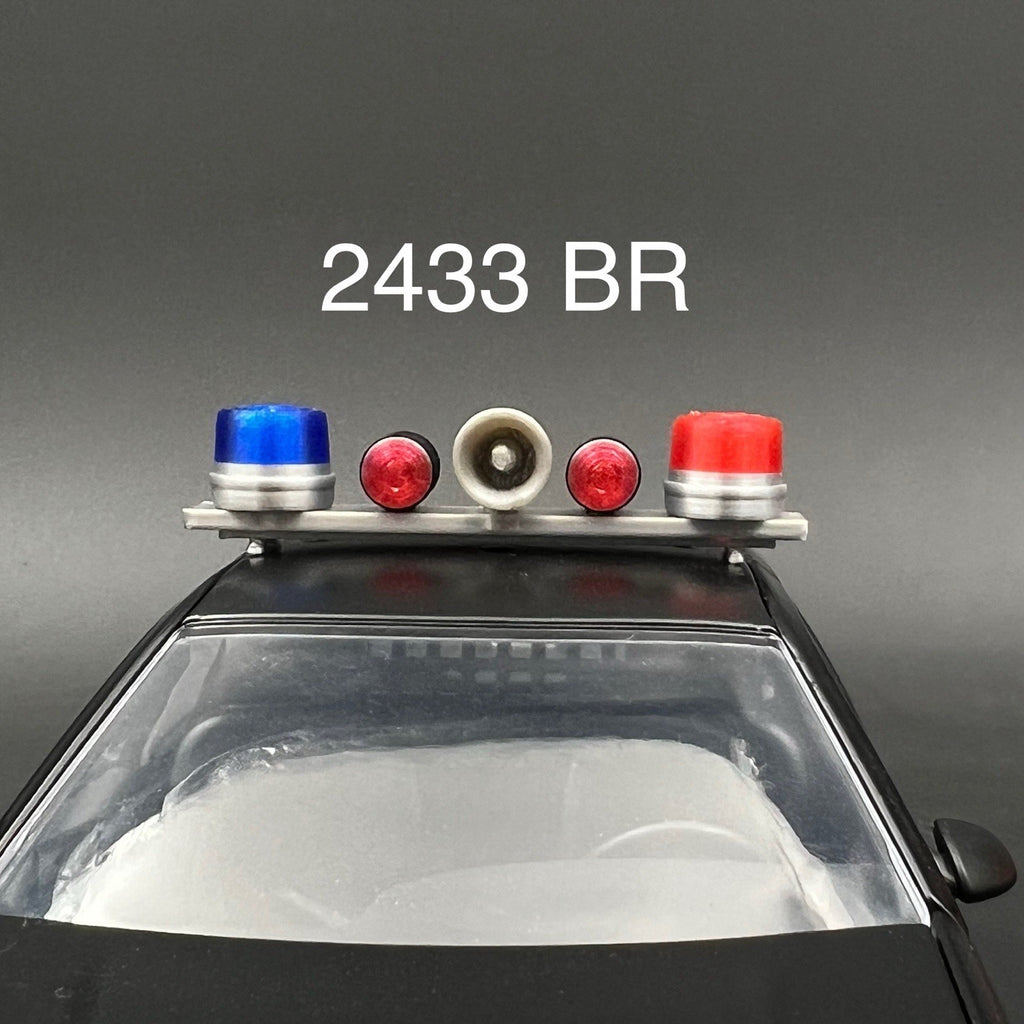 1/24 1/25 Blue Red Mars Skybolt Beacon Lightbar Siren Speaker Police Sheriff0