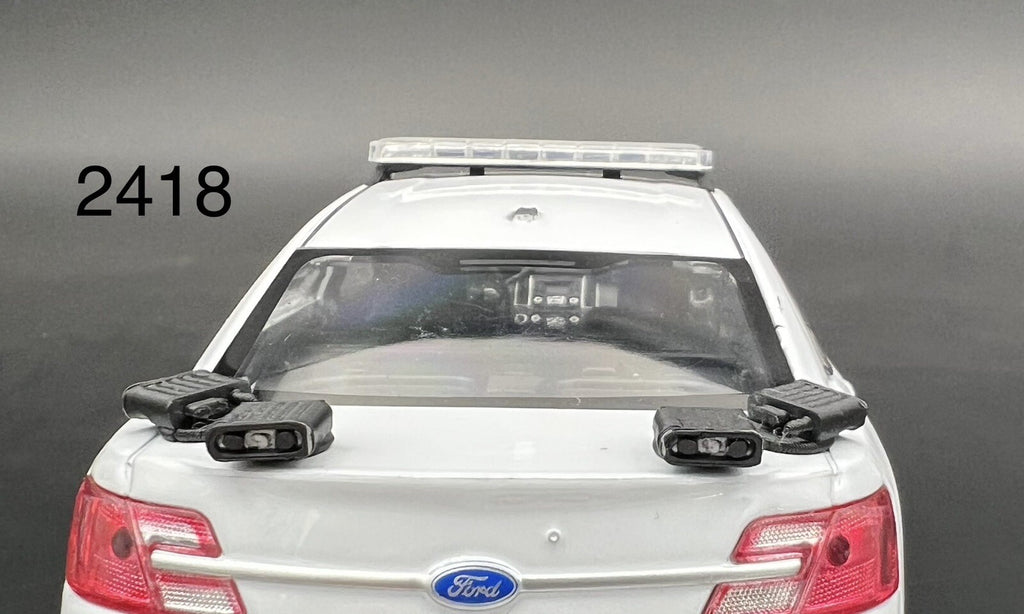 4-Pack 1/24 Scale Model ALPR License Plate Reader Police Car 24181