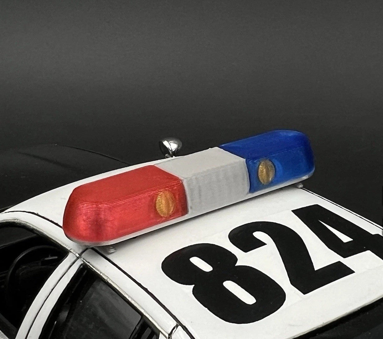 1/24 1/25 Blue Red Whelen 80H 90H 8000 Lightbar Police Sheriff Highway Patrol7