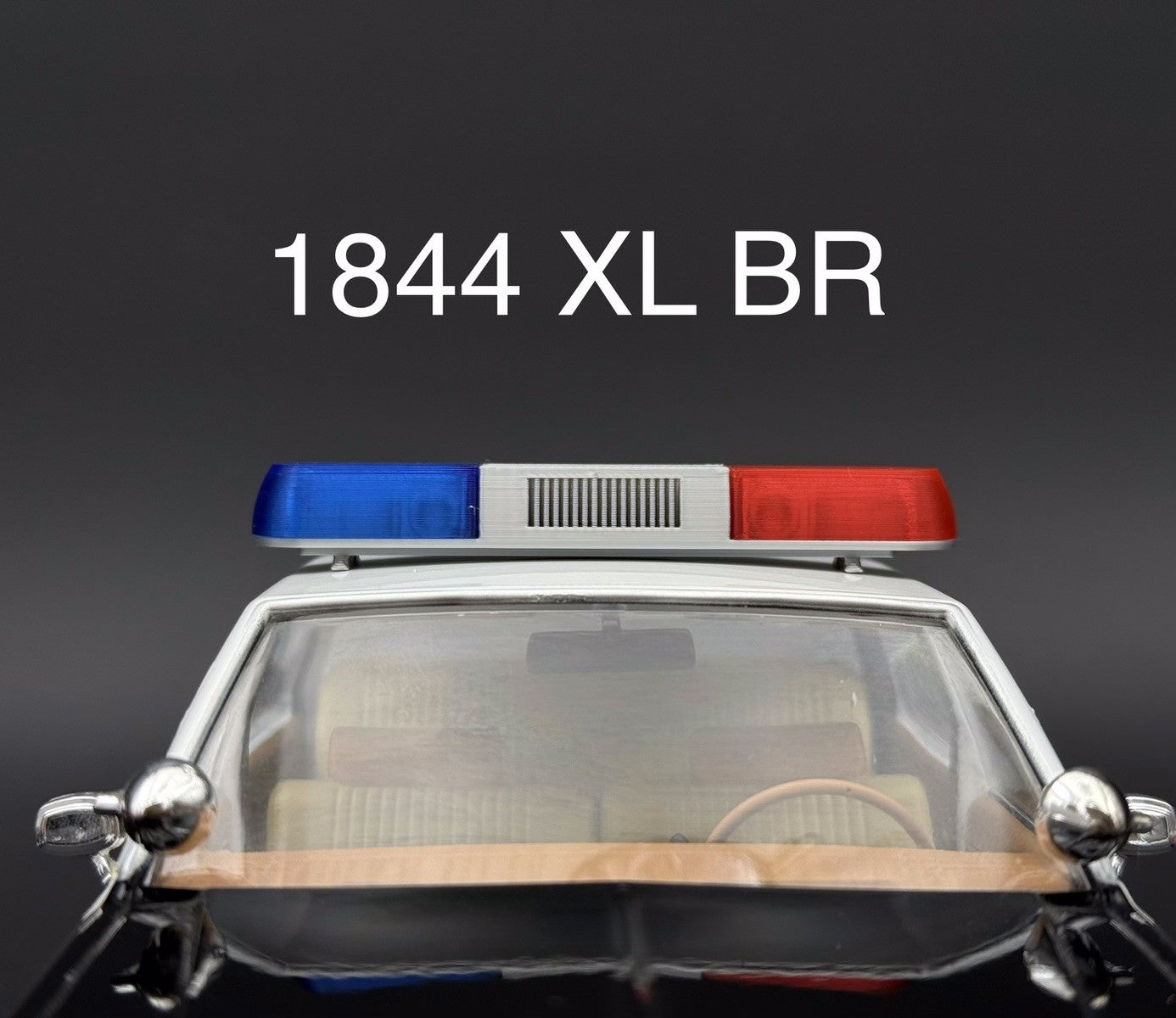 1/18 Scale Model Wide XL Blue Red Whelen 80H 90H 8000 Lightbar Police 1844XLBR0