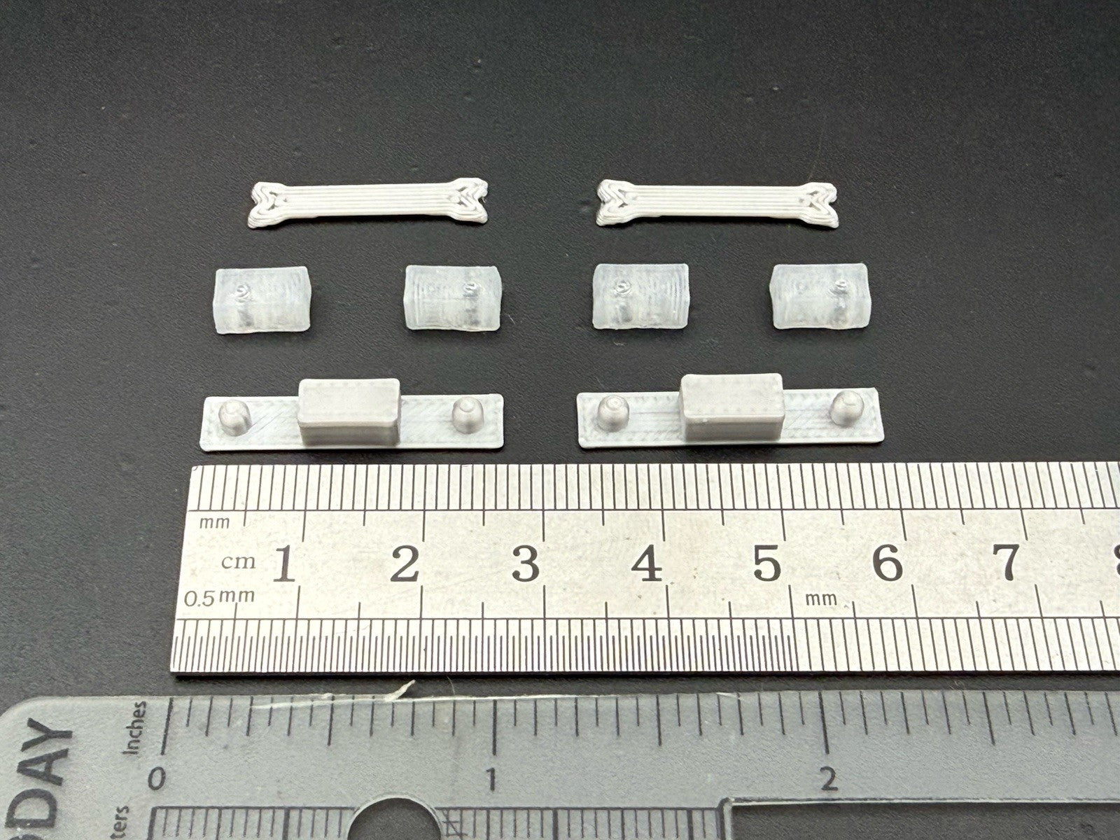 2 Pack 1/50 48 Scale Clear Twinsonic Lightbar Police Fire Engine Truck 5015C1
