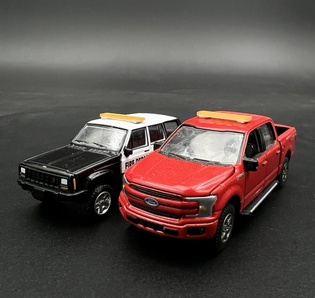 2 Pack 1/64 Amber LED Style Whelen Lightbar Greenlight Work Tow Construction1