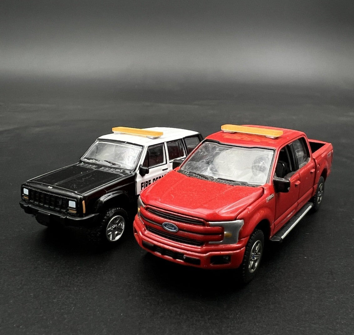 2 Pack 1/64 Amber LED Style Whelen Lightbar Greenlight Work Tow Construction1