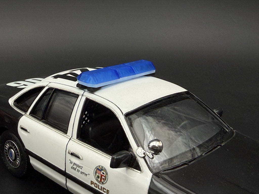 1/24 25 Scale Model Blue Code 3 Excalibur Lightbar Police6