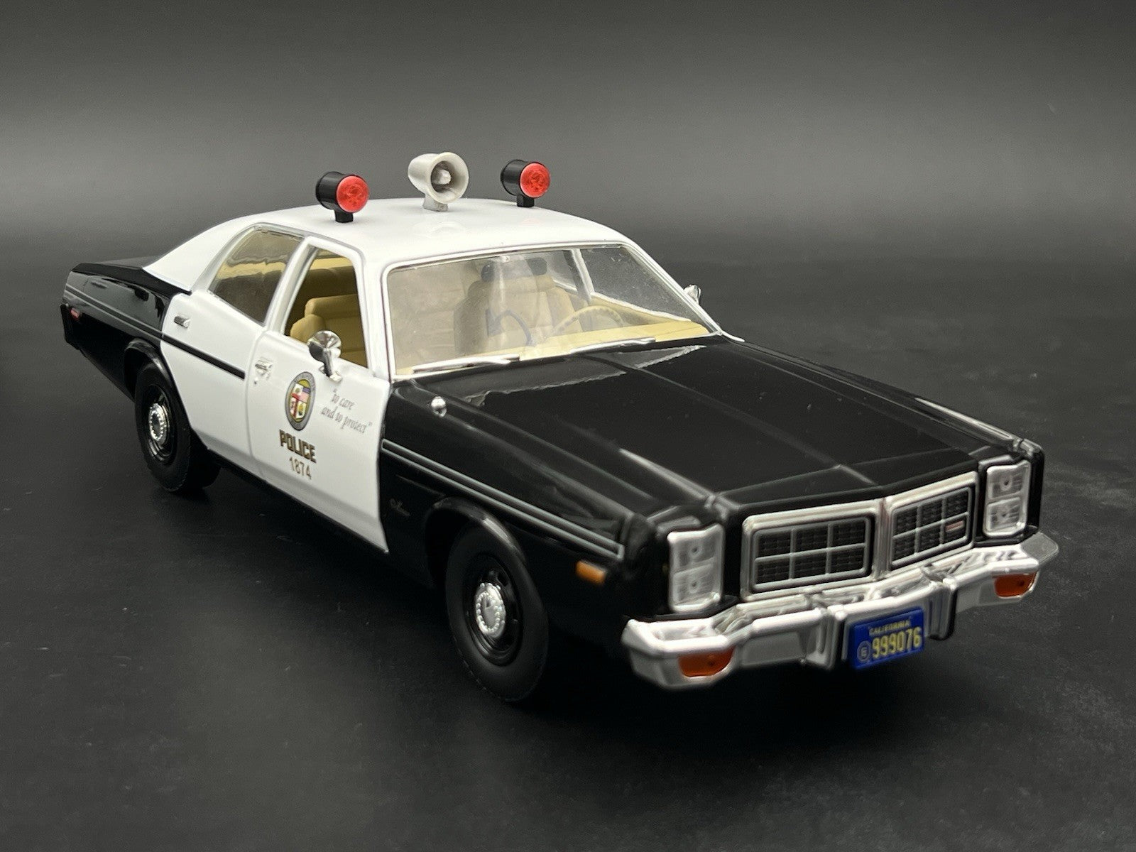 1/10 1/12 Scale LAPD Adam 12 Can Light Siren Trio T2 Los Angeles Police 10037