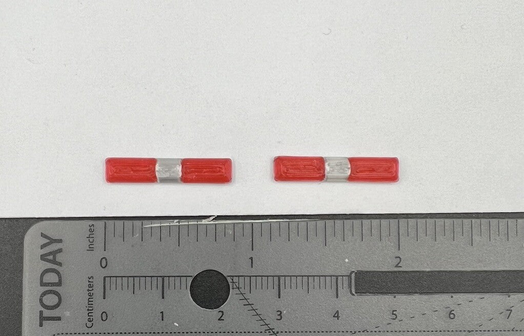 2 Pack 1/64 Code 3 LP6000 Red Lightbar Greenlight Fire EMS Ambulance Truck SUV1