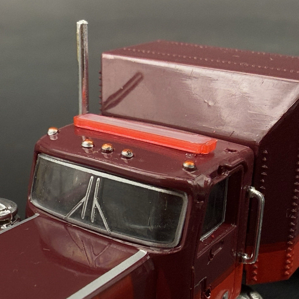 4 Pack 1/87 HO Scale Whelen Edge Long Red Lightbar Fire Truck Engine Ladder 87102