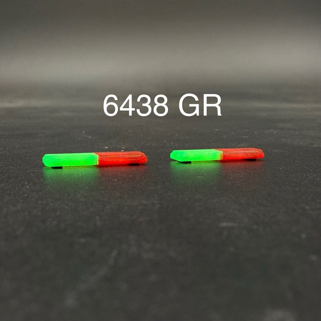 2 Pack 1/64 Green Red Lightbar Chicago Fire Ambulance SUV Truck Hansch DBS8500