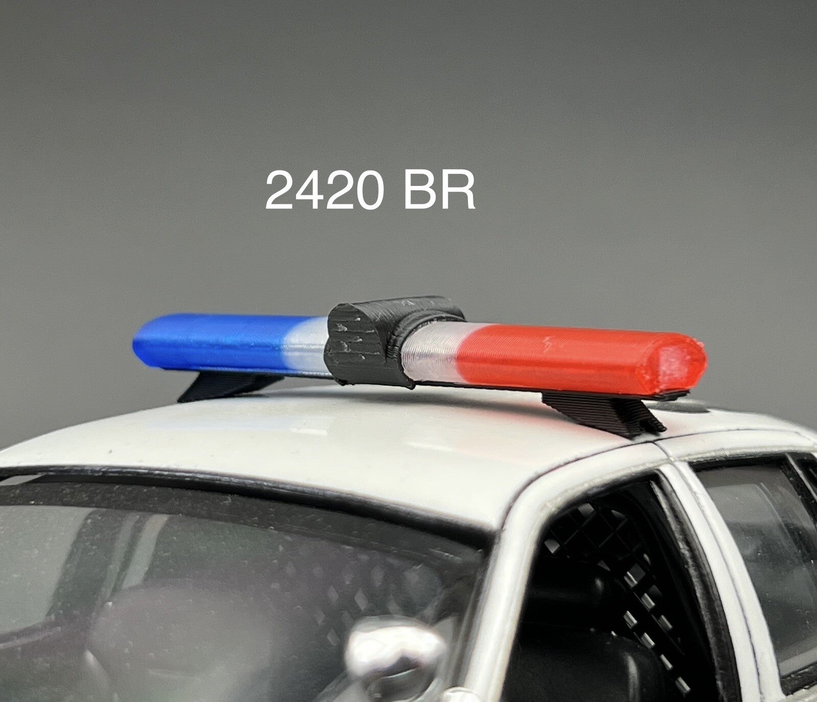 1/24 25 Scale Model Jetsonic Lightbar Blue Red Police 2420BR21