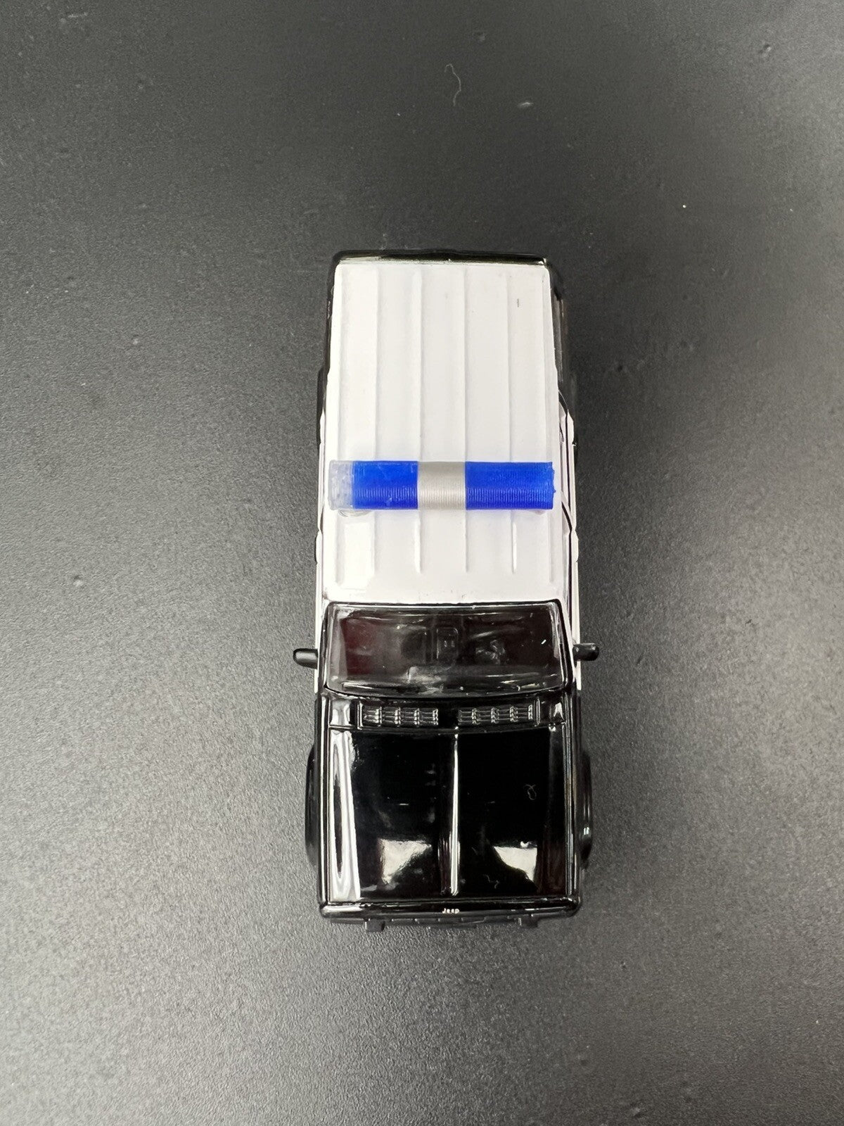 2 Pack 1/64 Blue Clear Chrome Federal Signal Aerodynic Lightbar Police Sheriff4