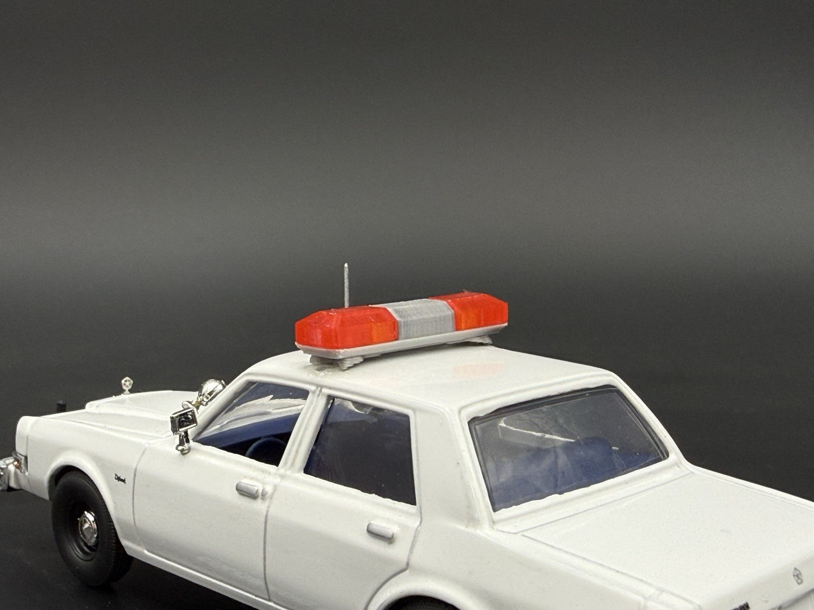 2-Pack 1/43 Scale Model Red Amber Flasher Smith Wesson 8880 Lightbar 4343R8