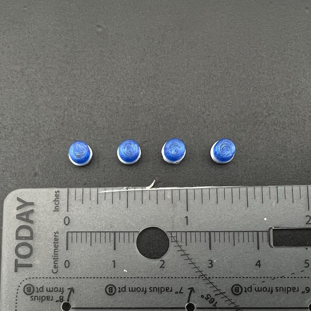 4 Pack 1/50 Blue Vintage Beacon Strobe Light Fire Truck EMS TWH WSI First Gear3