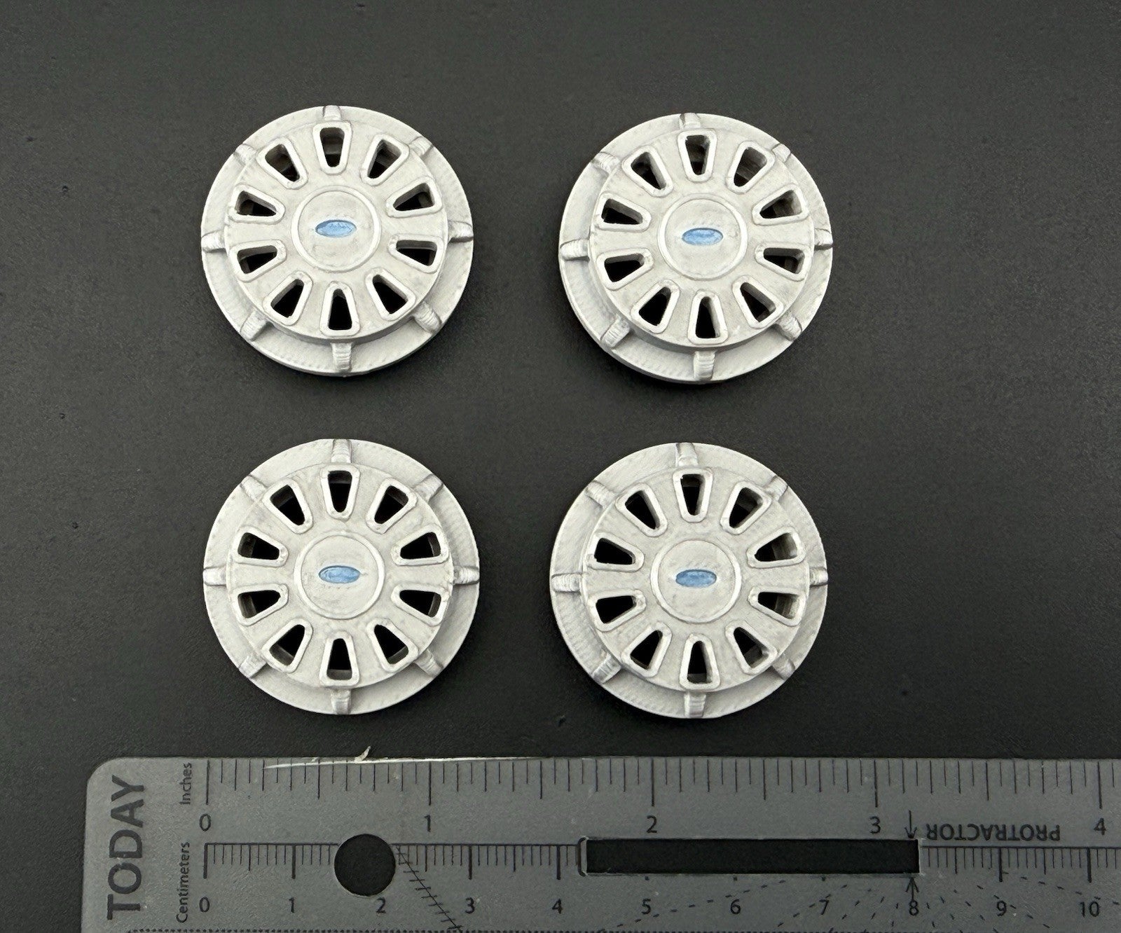 1/18 Scale Model Wheel For Motormax Crown Victoria 2006 Police Hubcap 186010