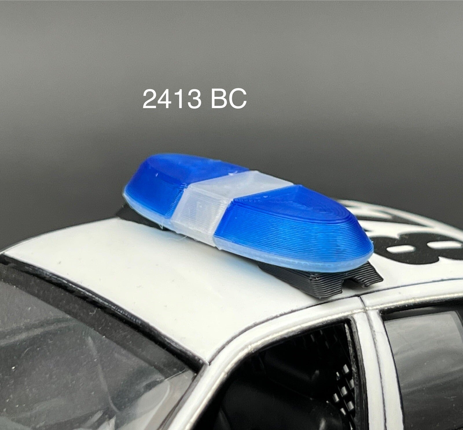 1/24 25 Blue Clear Federal Signal Vista Lightbar Kentucky State Police Sheriff0